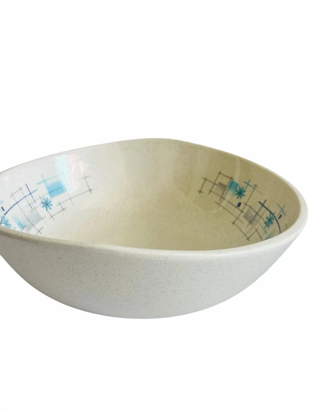 Franciscan Oasis Large Severing Bowl Salad 12” Diameter Mid Century Modern